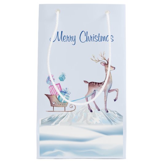 ウィンターワンダーランド抱き枕 スモールペーパーバッグ (正面)