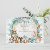 ウィンターワンダーランド招待状ボーイウッドランド 招待状 (スタンド正面)