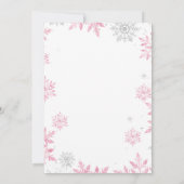 ウィンターワンダーランド招待状 招待状 (裏面)