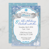 ウィンターワンダーランド招待状 招待状 (正面/裏面)