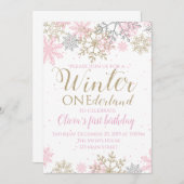 ウィンターワンダーランド招待状 招待状 (正面/裏面)