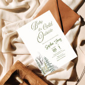 ウィンターワンダーランド招待 赤ちゃんシャワー招待 招待状