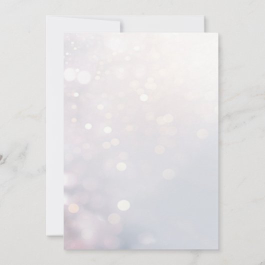 ウィンターワンダーランド支店の会社クリスマス 招待状 (裏面)