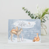 ウィンターワンダーランド最初の誕生日パーティー 招待状 (スタンド正面)