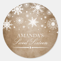 ウィンターワンダーランド甘い16シール