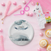 ウィンターワンダーランド紙プレート ペーパープレート (パーティー)