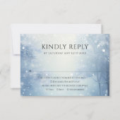 ウィンターワンダーランド結婚の森 出欠カード (正面)