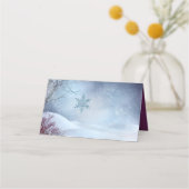 ウィンターワンダーランド結婚ズ プレイスカード (裏面)