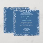 ウィンターワンダーランド結婚ズ 招待状 (正面/裏面)