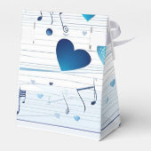 ウィンターワンダーランド結婚式の引き出物ボックス フェイバーボックス (裏面サイド)