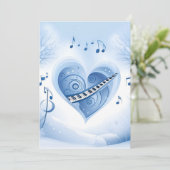 ウィンターワンダーランド結婚式招待状 招待状 (スタンド正面)