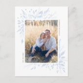 ウィンターワンダーランド縦型ホリデー写真はがき シーズンポストカード (正面)