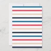 ウィンターワンダーランド誕生日パーティー 招待状 (裏面)