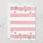 ウィンターワンダーランド誕生日招待状-ガール- WG 招待状 (裏面)