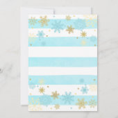 ウィンターワンダーランド誕生日招待状-ボーイ-WB 招待状 (裏面)