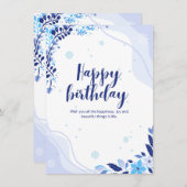 「ウィンターワンダーランド誕生日」 (正面/裏面)