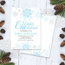 ウィンターワンダーランド1stバースデーボーイブルー