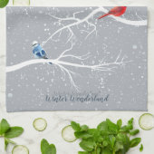 ウィンターワンダーランド キッチンタオル (折り畳み)