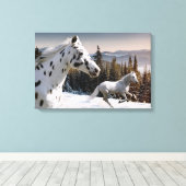 ウィンターワンダーランド キャンバスプリント (インサイチュ (ウッドフロア))