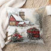 ウィンターワンダーランド クッション (ブランケット)