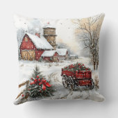 ウィンターワンダーランド クッション (裏面)