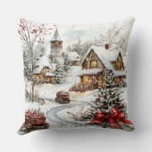 ウィンターワンダーランド クッション (裏面)