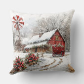 ウィンターワンダーランド クッション (裏面)