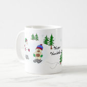 ウィンターワンダーランド コーヒーマグカップ (正面左)