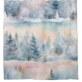 ウィンターワンダーランド シャワーカーテン (正面)