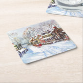 ウィンターワンダーランド スクエアペーパーコースター (アングル)