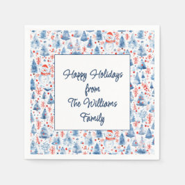 ウィンターワンダーランド スタンダードカクテルナプキン