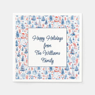 ウィンターワンダーランド スタンダードカクテルナプキン