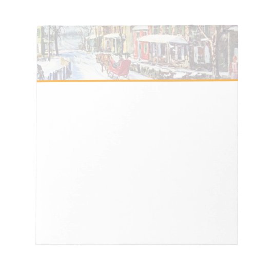 ウィンターワンダーランド ノートパッド (正面)