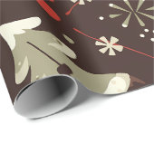 ウィンターワンダーランド：フェスティバルホリデーパターン ラッピングペーパー (ロールコーナー)