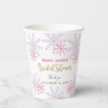 ウィンターワンダーランド ブライダルシャワー ゴールドグリッター スノー