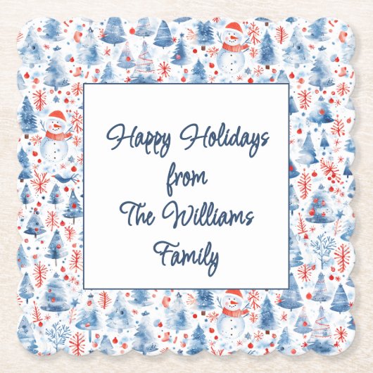 ウィンターワンダーランド ペーパーコースター (正面)