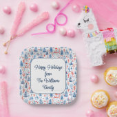 ウィンターワンダーランド ペーパープレート (パーティー)