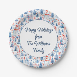 ウィンターワンダーランド ペーパープレート