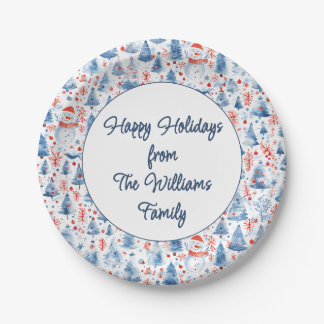 ウィンターワンダーランド ペーパープレート