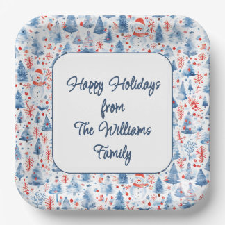 ウィンターワンダーランド ペーパープレート