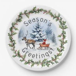 ウィンターワンダーランド ペーパープレート