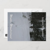 ウィンターワンダーランド ポストカード (正面/裏面)