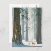 ウィンターワンダーランド ポストカード (正面/裏面)