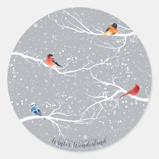 ウィンターワンダーランド ラウンドシール (正面)