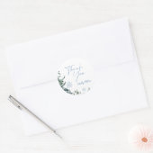 ウィンターワンダーランド ラウンドシール (封筒)