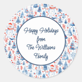 ウィンターワンダーランド ラウンドシール