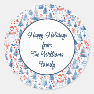 ウィンターワンダーランド ラウンドシール