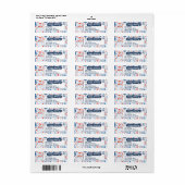 ウィンターワンダーランド ラベル (フルシート)