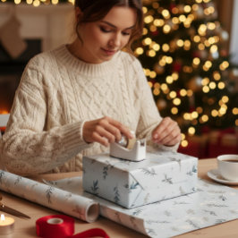 ウィンターワンダーランド&ヴィンテージクリスマス ラッピングペーパーシート