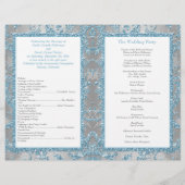 ウィンターワンダーランド、参加ハート結婚式 プログラム (裏面)